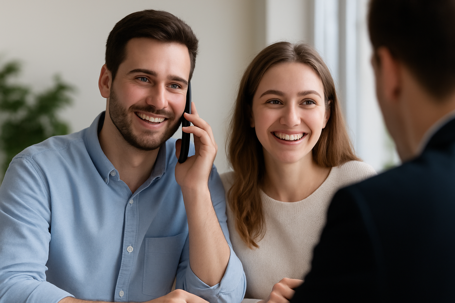People discussing finance
