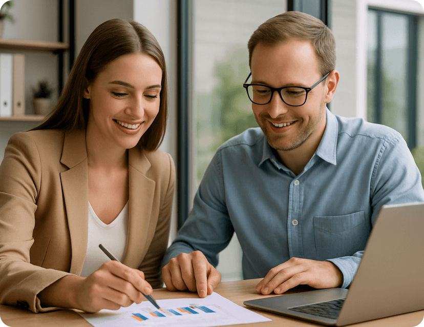 Business partners shaking hands